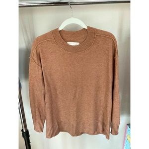 Pilcro via Anthropologie: Angie Seamed Cashmere Sweater